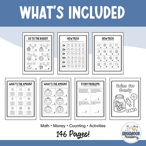 Money Practice Workbook: Covering All the Coins