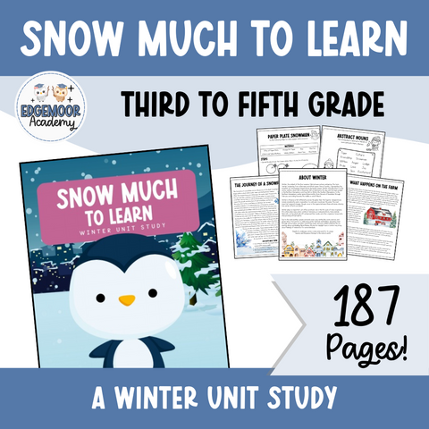 Snow Much to Learn: Winter Unit Study