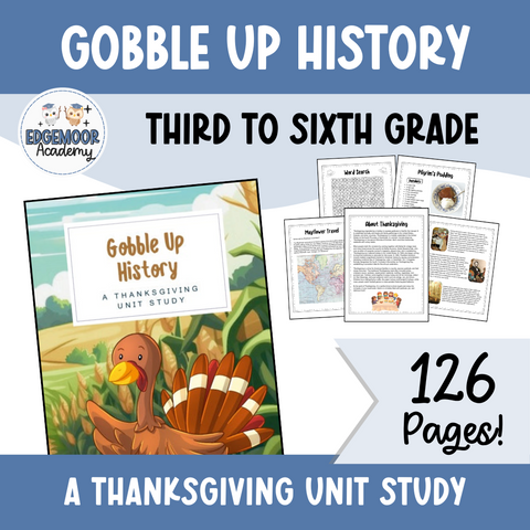 Gobble Up History - A Thanksgiving Unit Study