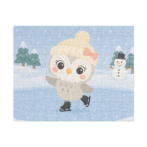 Sophia’s Winter Skating Jigsaw Puzzle With Tin