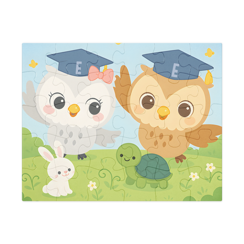 Edwin & Sophia and Friends Puzzle Jigsaw Puzzle With Tin
