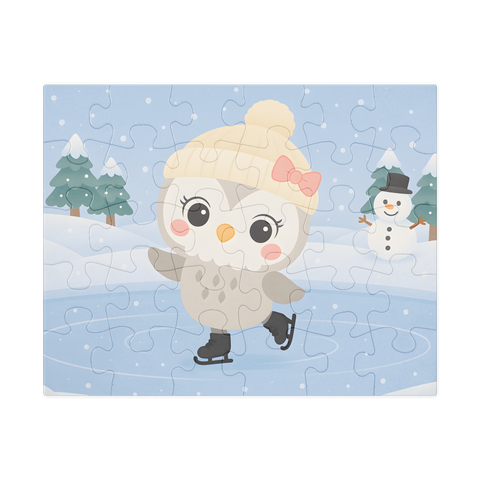 Sophia’s Winter Skating Jigsaw Puzzle With Tin