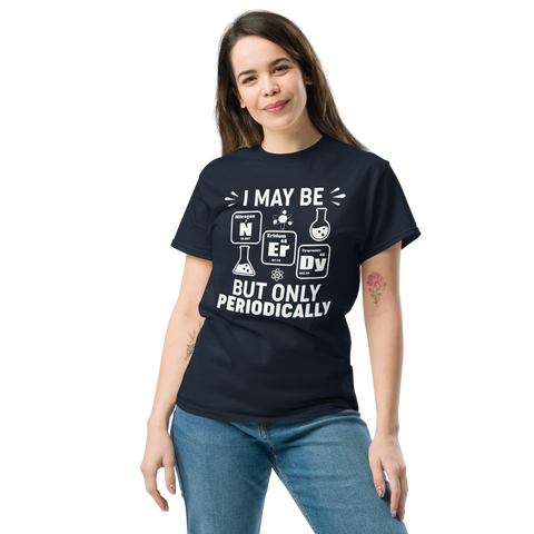 The Nerd Element White Adult Tee